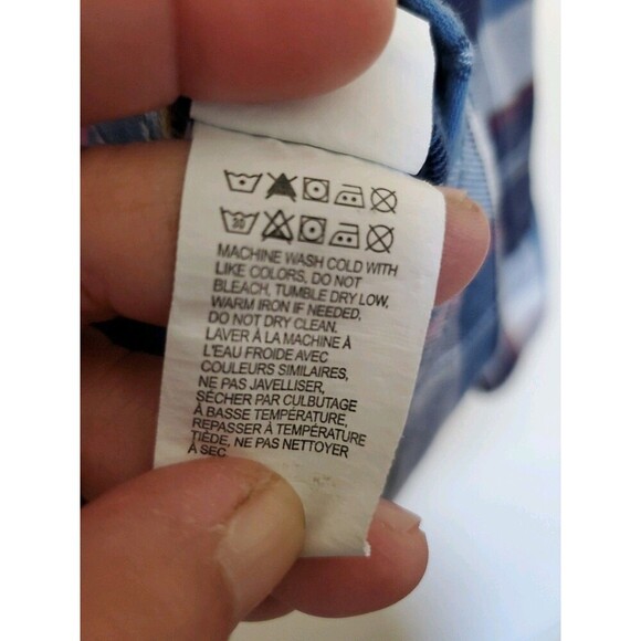 Lucky Brand Saturday Stretch Long Sleeve Western Shirt Mens XL Pearl Snap Button - Picture 14 of 16